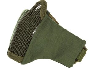 Airsoft face mask nylon/mesh Groen