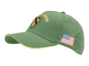 Baseball cap US Cavalry WWII 3D groen