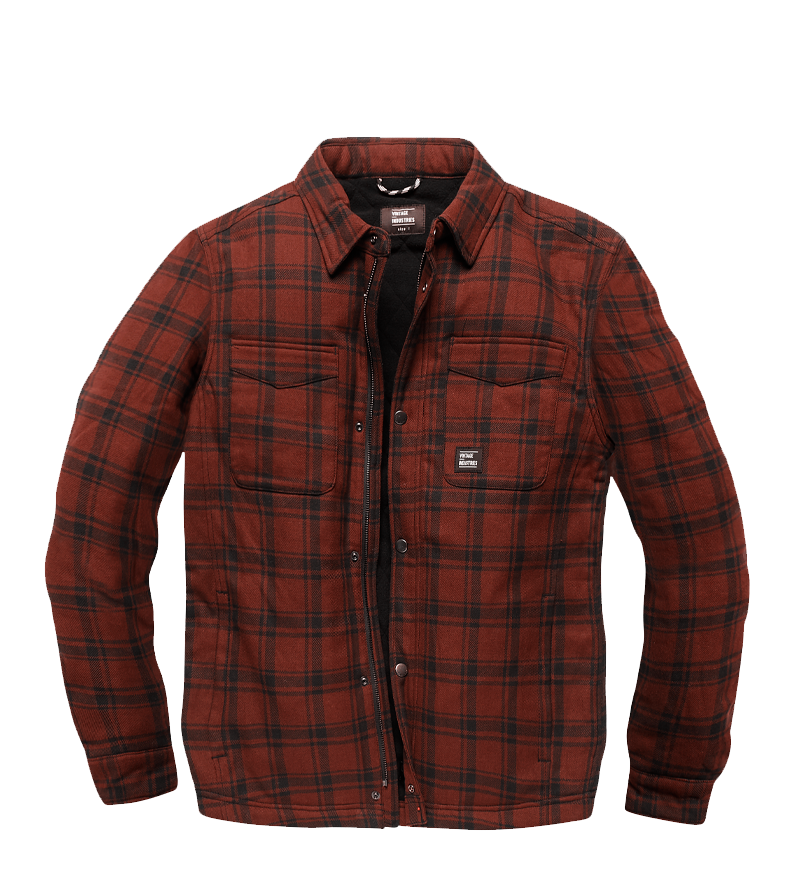 Darwin Jacket Orange Check