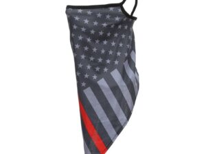 Gezichtsmasker met oorlus USA grijs style 3