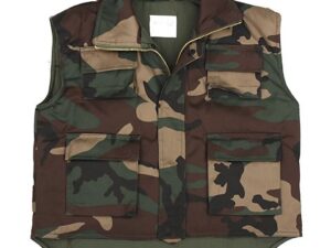 Kinder bodywarmer camouflage