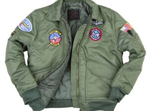 Kinder CWU flight jacket groen