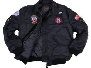 Kinder CWU flight jacket zwart