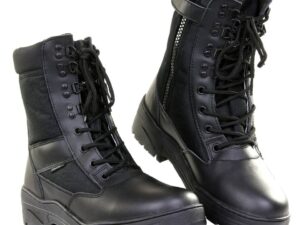 Pr. sniper boots met rits zwart