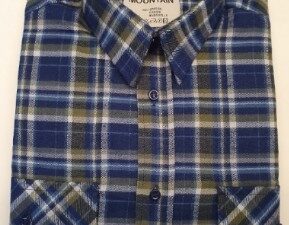 Ruitshirt Flanel LM (D6301)(2 borstzakken)