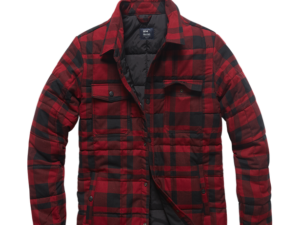 Square padded shirt Red Check